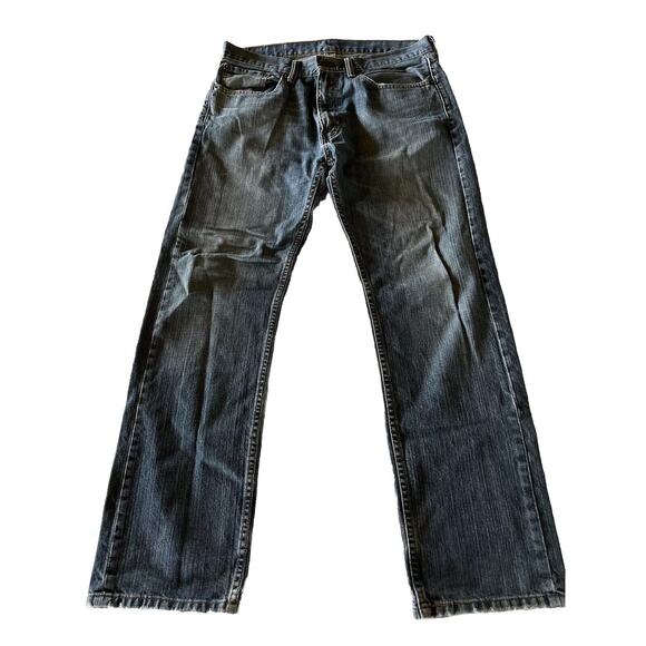 Levi’s 505 Jeans Men's 34x32 Medium Wash Denim Cotton Blue Outdoor Travel - Picture 1 of 13